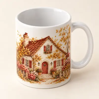 Home Hearth Ceramic Mug — alternate detail view