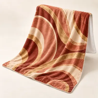 Warm Embrace Velveteen Plush Blanket — alternate detail view