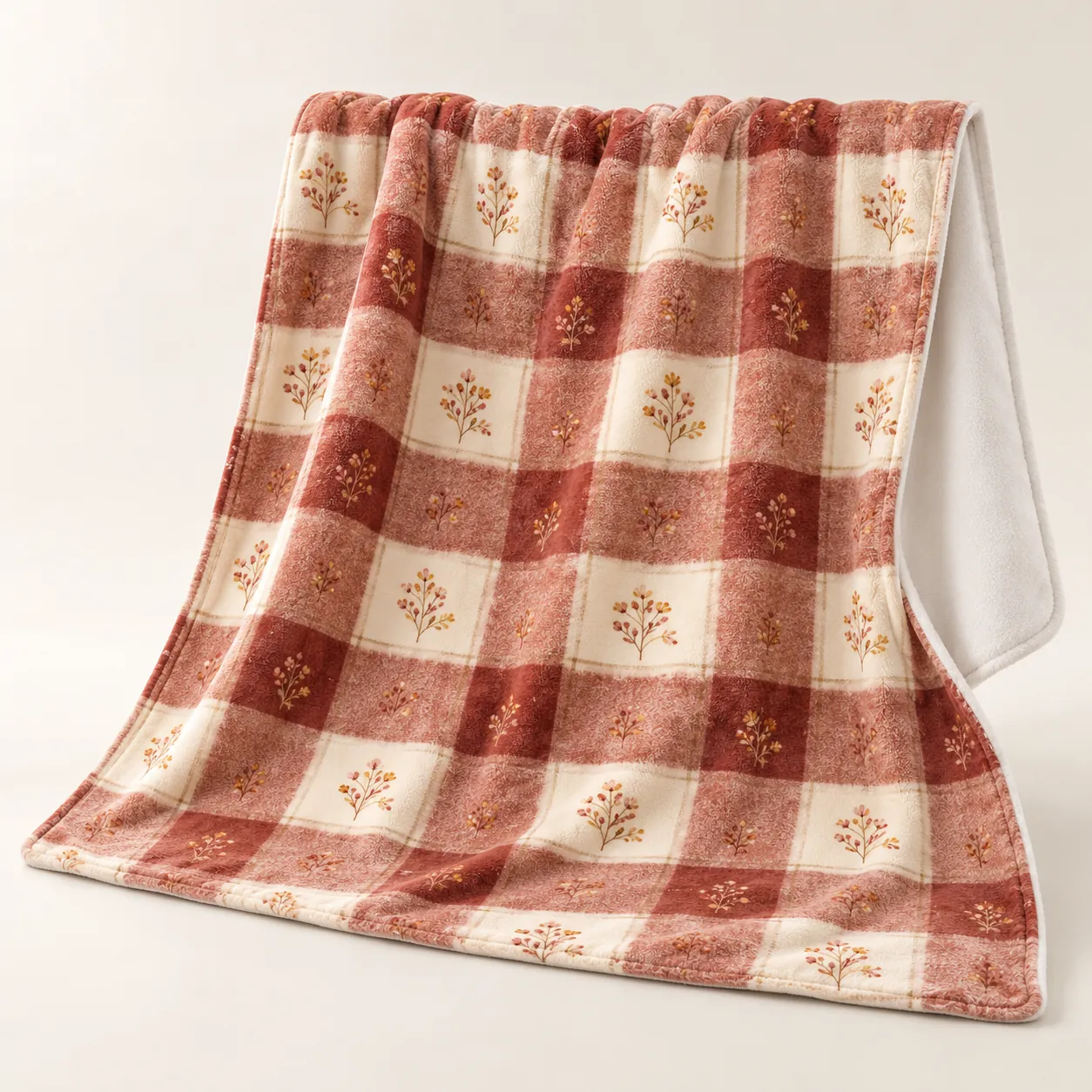 Quiet Hearth Velveteen Plush Blanket — main product view