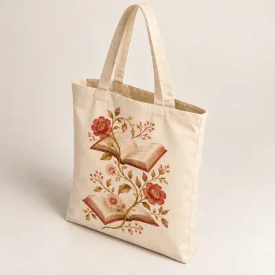 Shared Chapter Natural Cotton Tote — alternate detail view