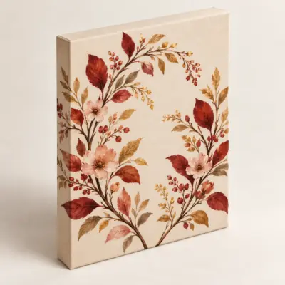 Two Branches Stretched Canvas Print — alternate detail view