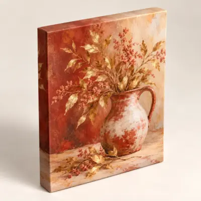 Gathering Table Stretched Canvas Print — alternate detail view