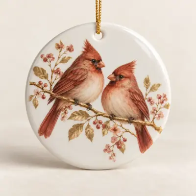 Forever Branch Ceramic Keepsake Ornament — main product view