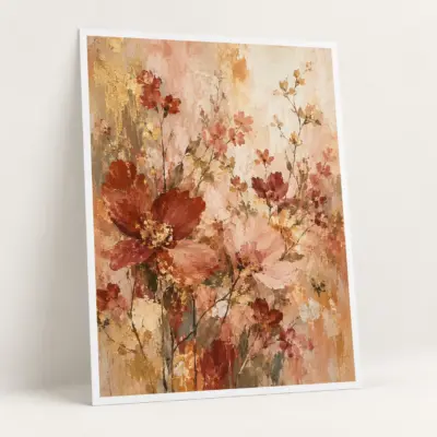 Golden Hour Garden Matte Art Poster — main product view