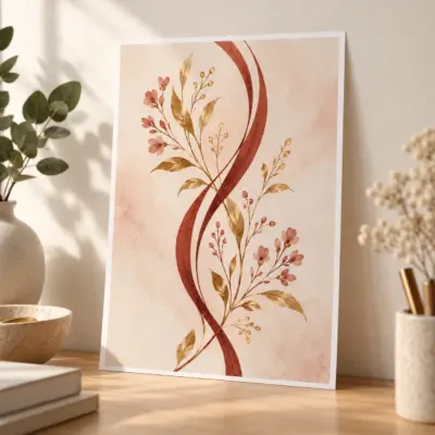Quiet Connection Matte Art Poster — lifestyle view