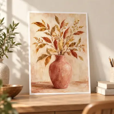 Vase of Memories Matte Art Poster — lifestyle view